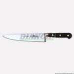 Coltello trinciante per cuoco, forgiato, lama da 25 cm. Tempera a ghiaccio. Coltelleria 3011.25 PLC