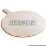 AV4776. Tagliere tondo in legno per pizza. Diametro 33 cm Forcar