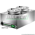 BM7720 TAVOLA CALDA DA BANCO BAGNOMARIA CON PENTOLE DA 8 LITRI. 1 GN 1/1 Forcar