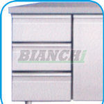 Set di 3 cassetti per banchi refrigerati. Modello: C13FC Forcar Forcold