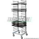 Carrello universale portateglie CA 1480 in acciaio inox. 20 teglie Forcar