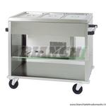 CAR 2779 ESPOSITORE INOX FRIGO 3 GN1/1 Forcar