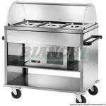 CAR 2780 ESPOSITORE INOX FRIGO 3 GN1/1 Forcar