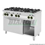 Cucina 6 fuochi a gas, forno a gas + vano a giorno. CC76GFG Fimar