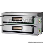 Forno pizza elettrico digitale doppia camera in refrattario. FMDW6+6 Trifase Fimar