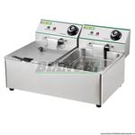 Friggitrice Doppia 2 x 8 litri di olio e potenza 2,85+2,85 Kw. Mod FY8L2 Fimar - Easy line