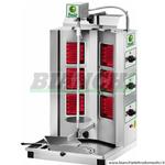 Gyros kebab elettrico, potenza 4,2 Kw monofase, 6 resistenze a infrarossi, struttura in acciaio inox. GYR60 Fimar