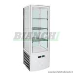 Vetrina espositore refrigerata ventilata con illuminazione led temp +2/+8 °C capacità 235 lt. Mod: LSC235 Forcar