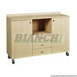 Mobile Sala Basso Triplo ROVERE SBIANCATO ML3204SS Forcar