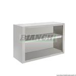 Ripiano per Pensili Inox aperti, lunghezza 80 cm, profondità 40 cm. Mod: RC1714 Forcar