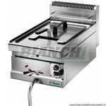 Friggitrice a gas inox capienza 10 lt con rubinetto. SF10M Fimar