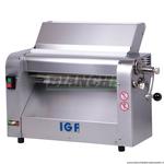 Super Sfogliatrice Laminatrice elettrica professionale, rulli Inox, doppia bocca . Mod: 3200/LM32 IGF