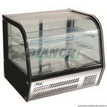 Espositore refrigerato vetrina da banco a vetro temp +2/+8°C , 160 litri potenza 160 W luce led. Mod:G VPR160 Forcar