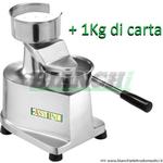 Presshamburger / Hamburgatrice HF-100 + 1KG di  Carta Fimar - Easy line