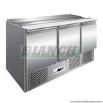 Banco saladette refrigerato statico, inox AISI201, S903FC Forcar Forcold